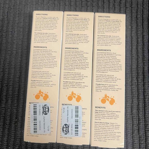 3 Brand New LilyAna Naturals Vitamin C Face Cleanser - 6.59 fl oz. - Picture 3 of 7